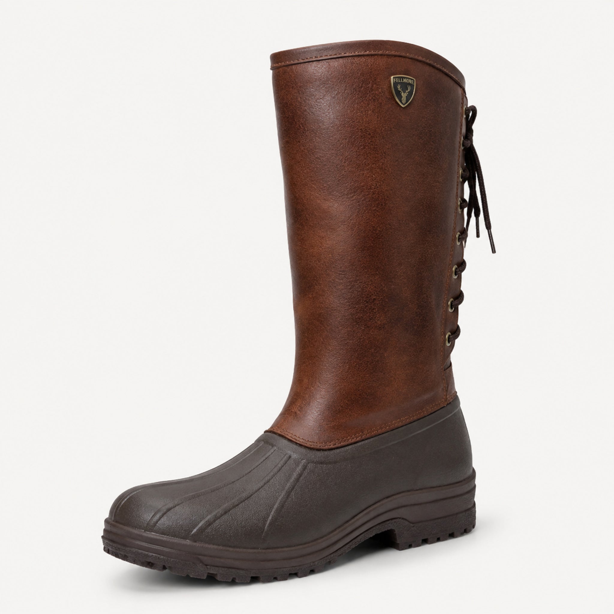 Men's Alderton Leather Country Boot — Chestnut