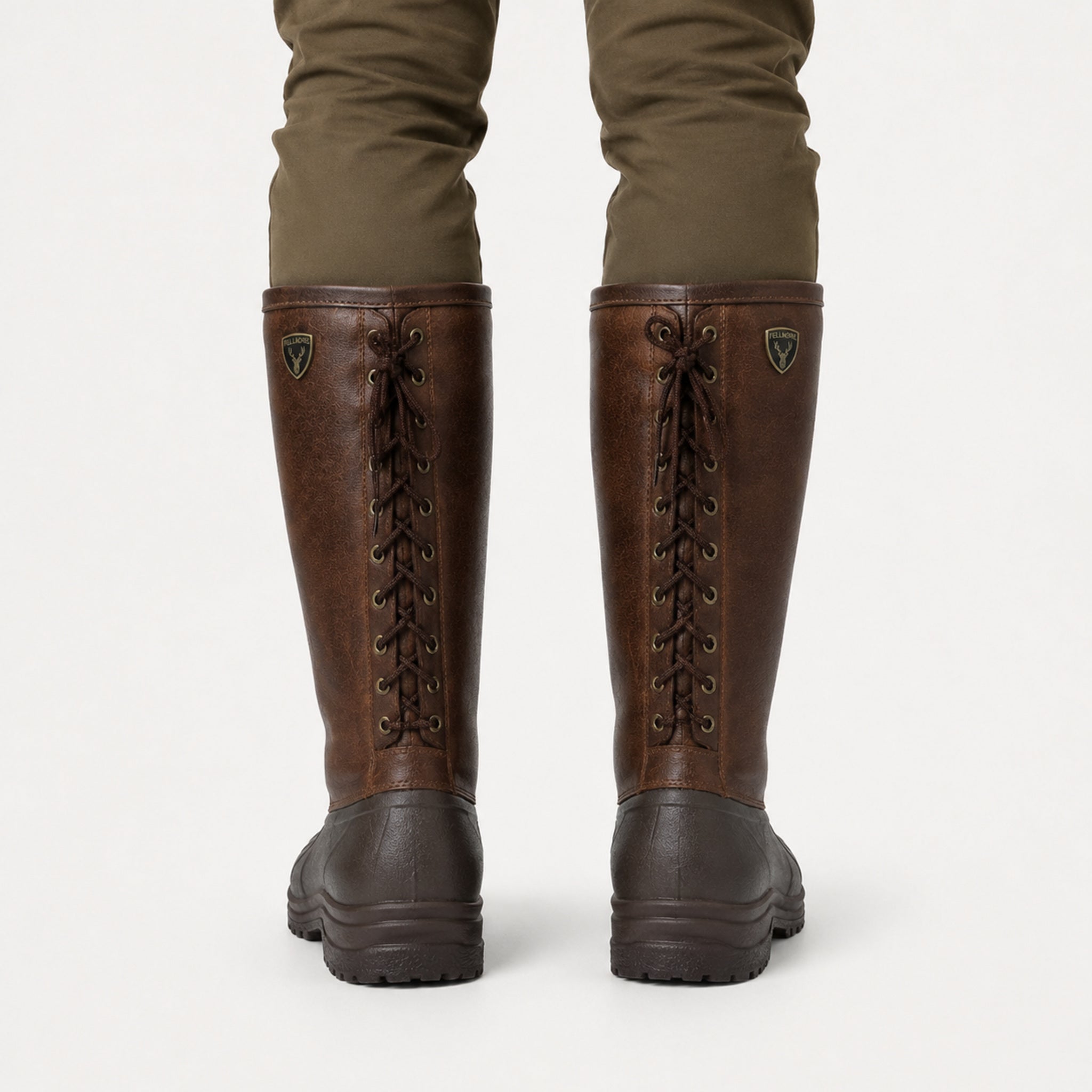 Men's Alderton Leather Country Boot — Chestnut
