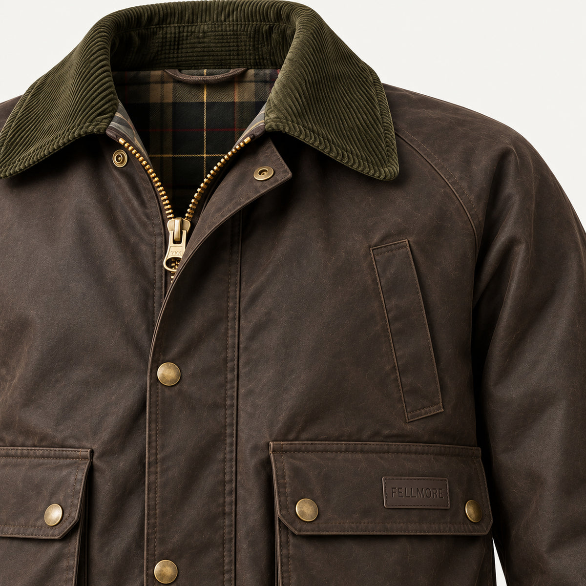 Calder Moor Wax Jacket - Peat Brown