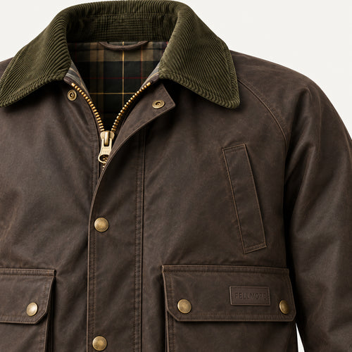 Calder Moor Wax Jacket - Peat Brown