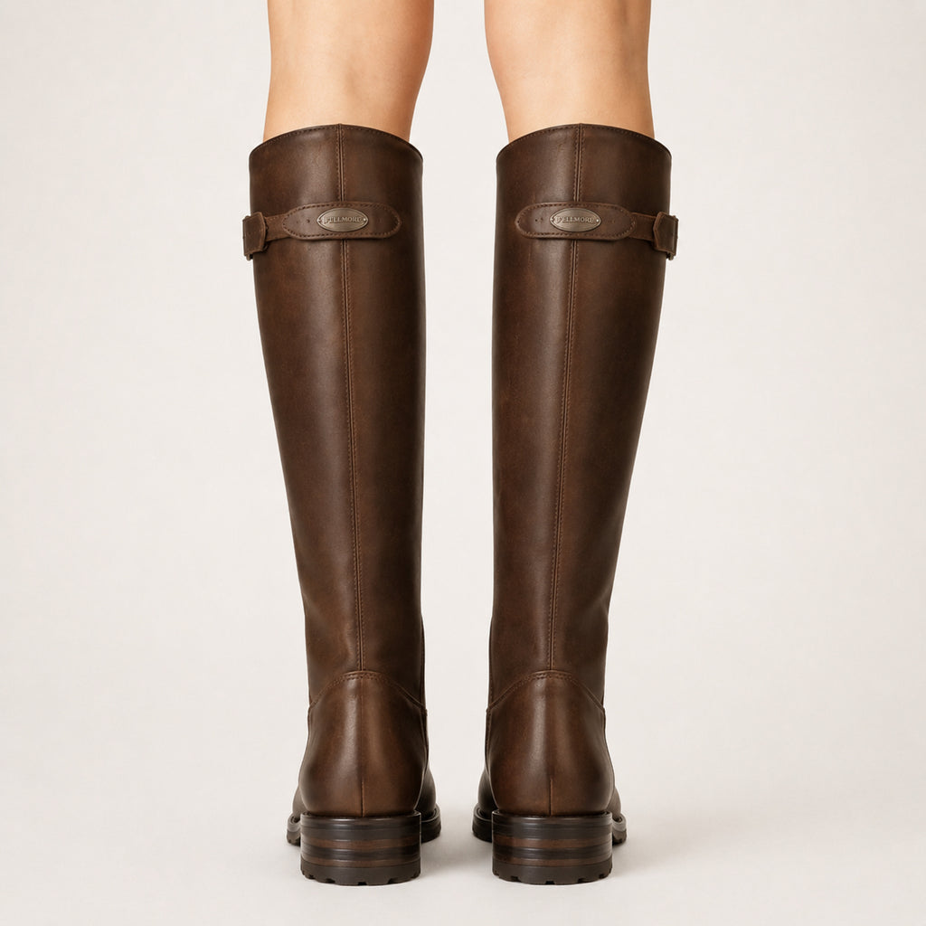 Women's Colthurst Leather Country Boot — Chestnut