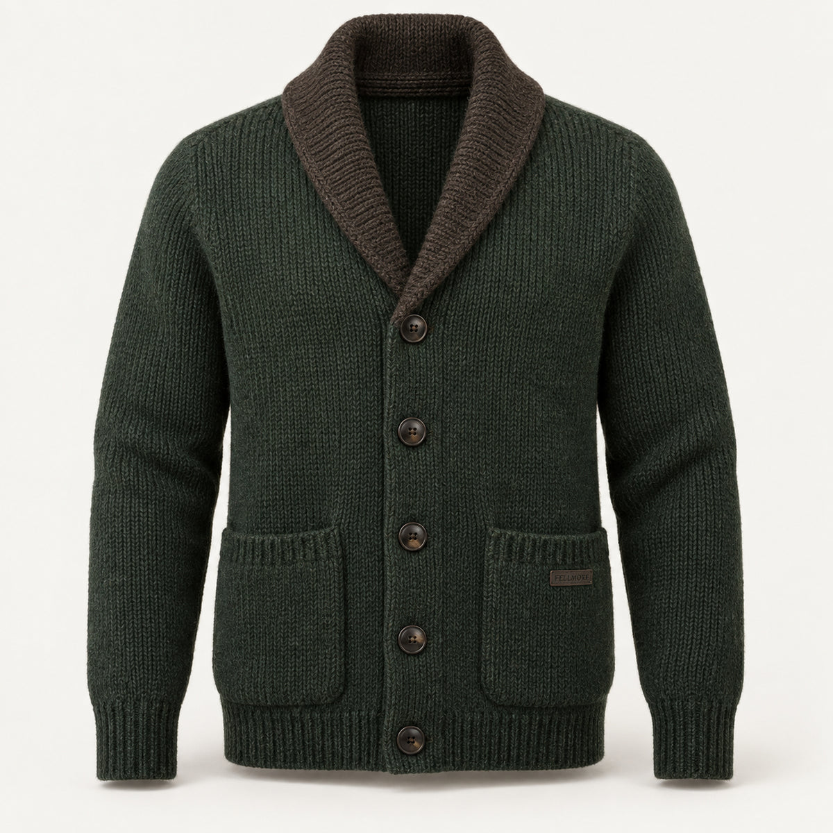 Dalesman Heavy Cardigan - Fell Green
