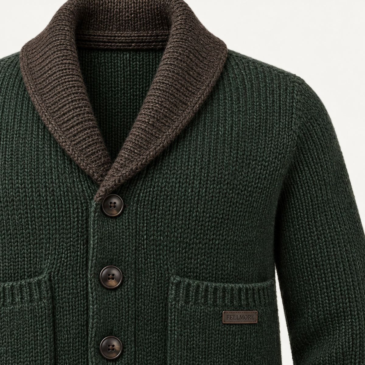 Dalesman Heavy Cardigan - Fell Green