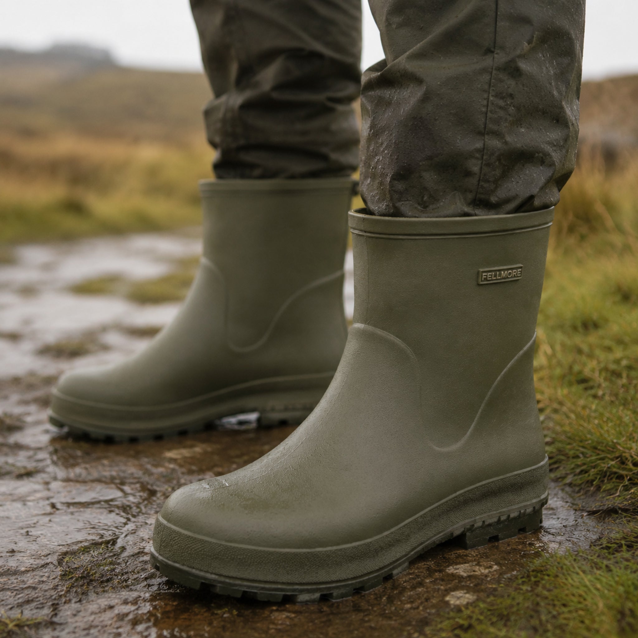 Men's Denholm Short Wellington — Fell Green