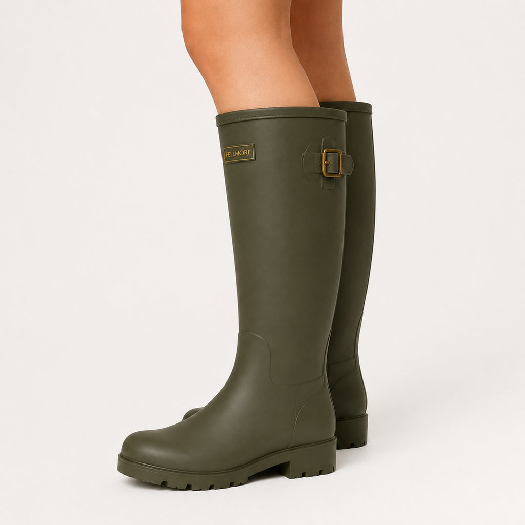Women's Elmswell Tall Wellington — Fell Green