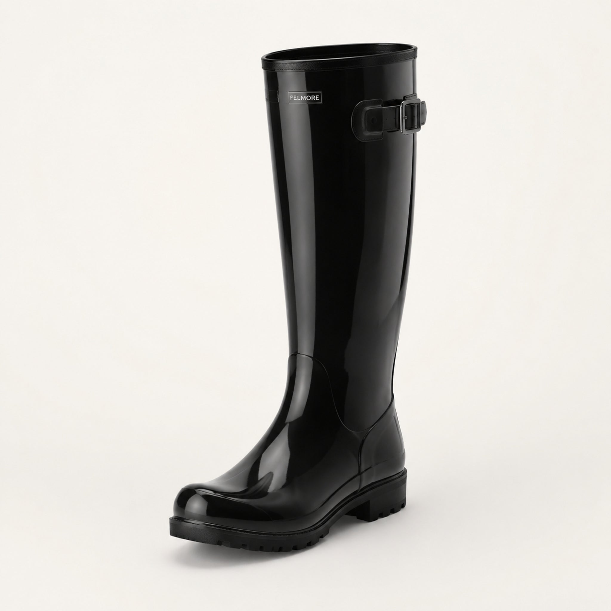 Women's Elmswell Tall Wellington — Gloss Black