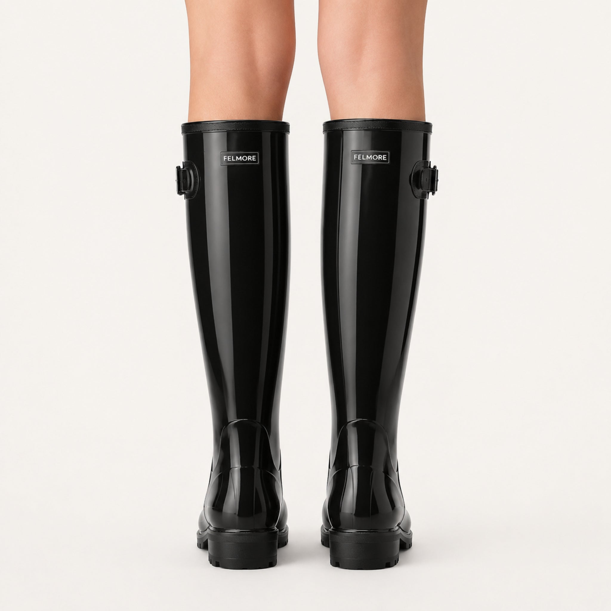 Women's Elmswell Tall Wellington — Gloss Black