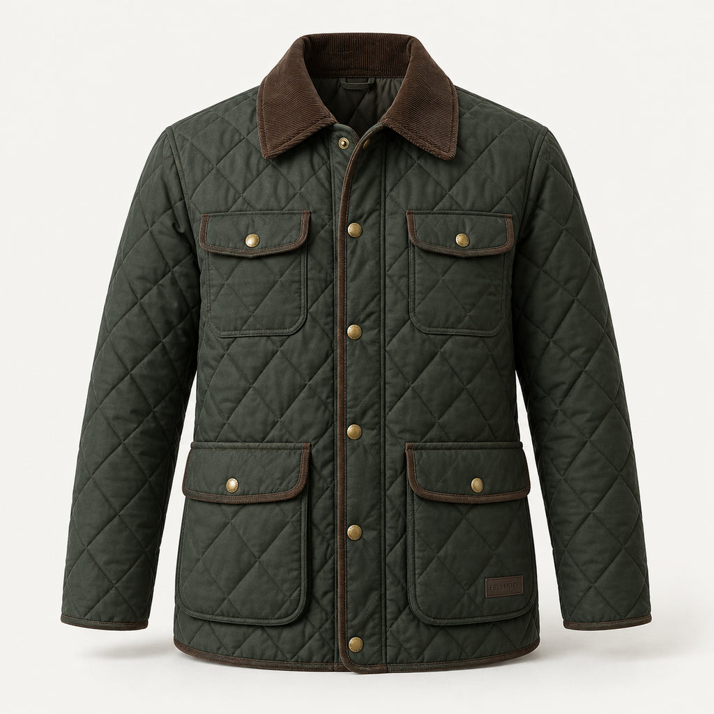 Fellside Quilted Field Jacket - Fell Green