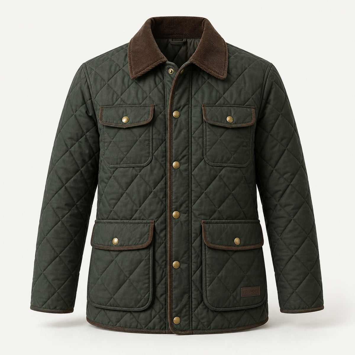 Fellside Quilted Field Jacket - Fell Green