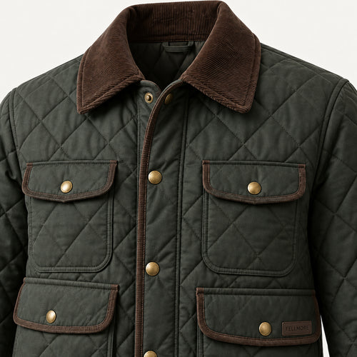 Fellside Quilted Field Jacket - Fell Green