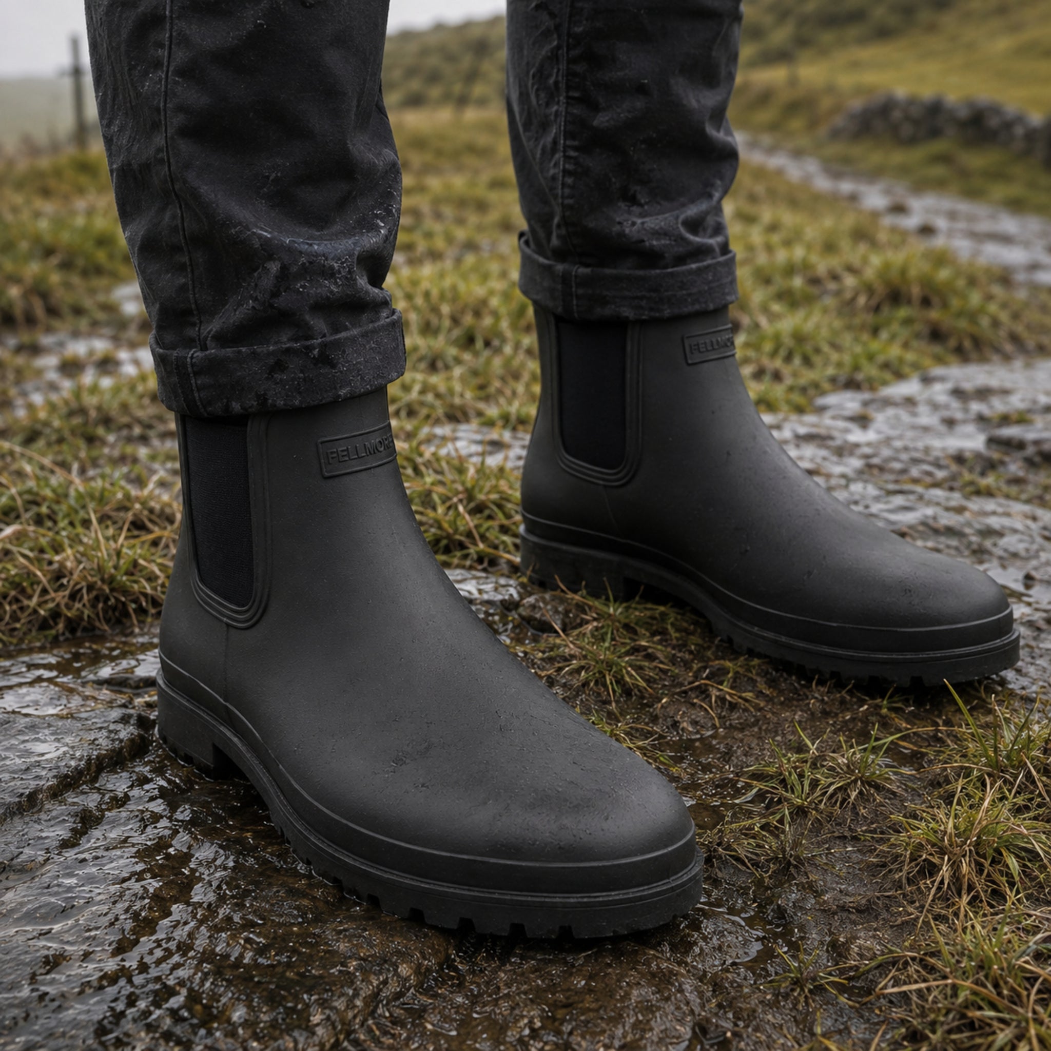 Men's Harrogate Chelsea Boot — Black