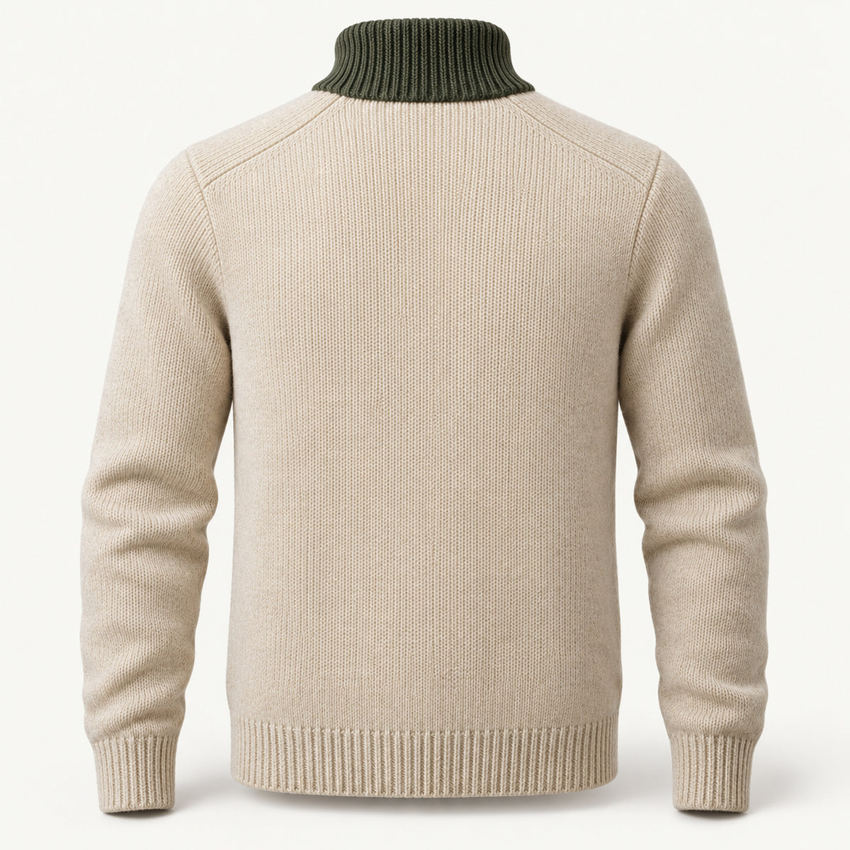 Hawthorn Half-Zip Knit - Bone