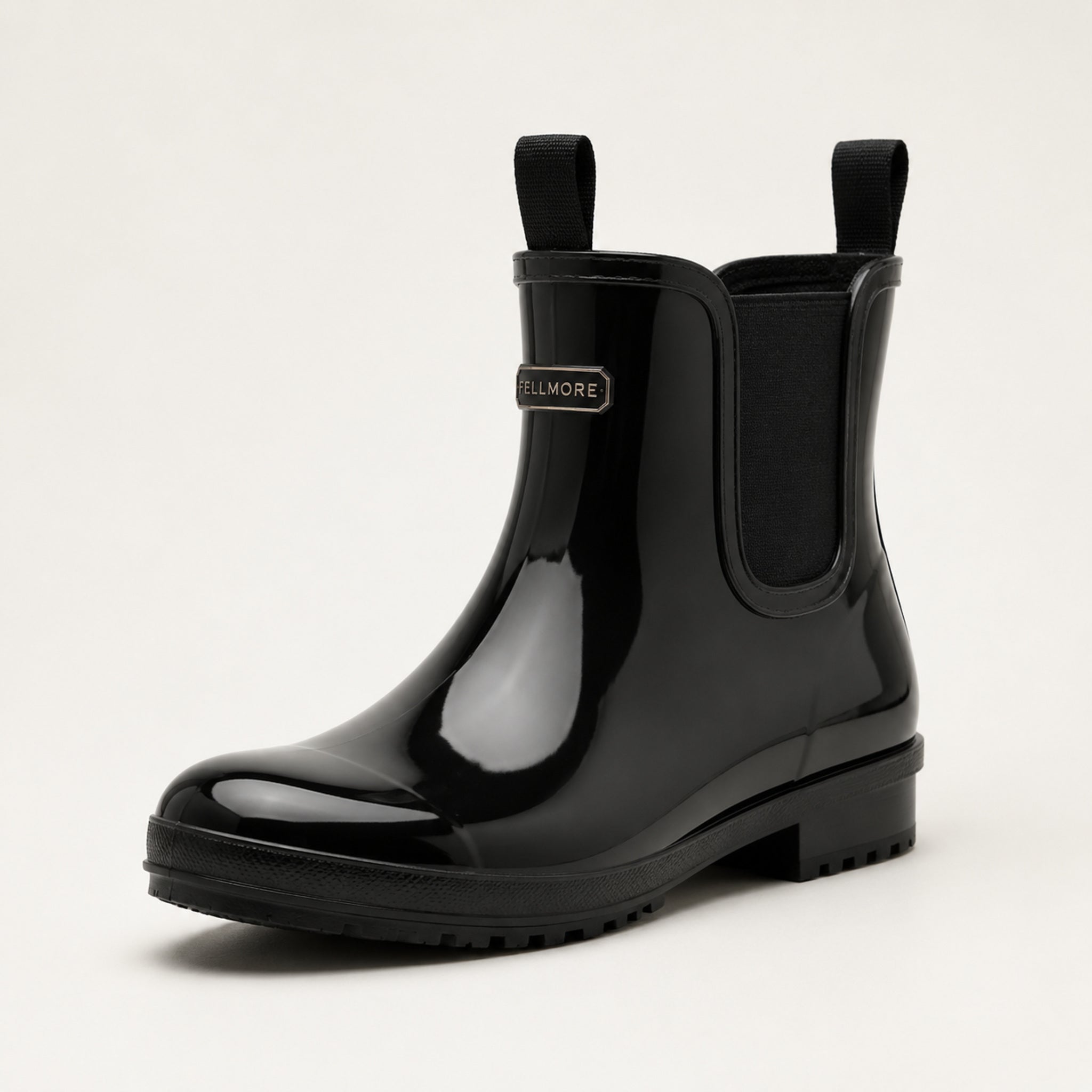 Women's Juniper Ankle Wellington — Gloss Black