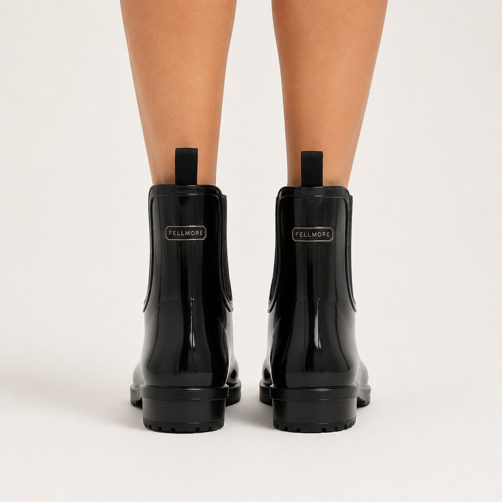 Women's Juniper Ankle Wellington — Gloss Black