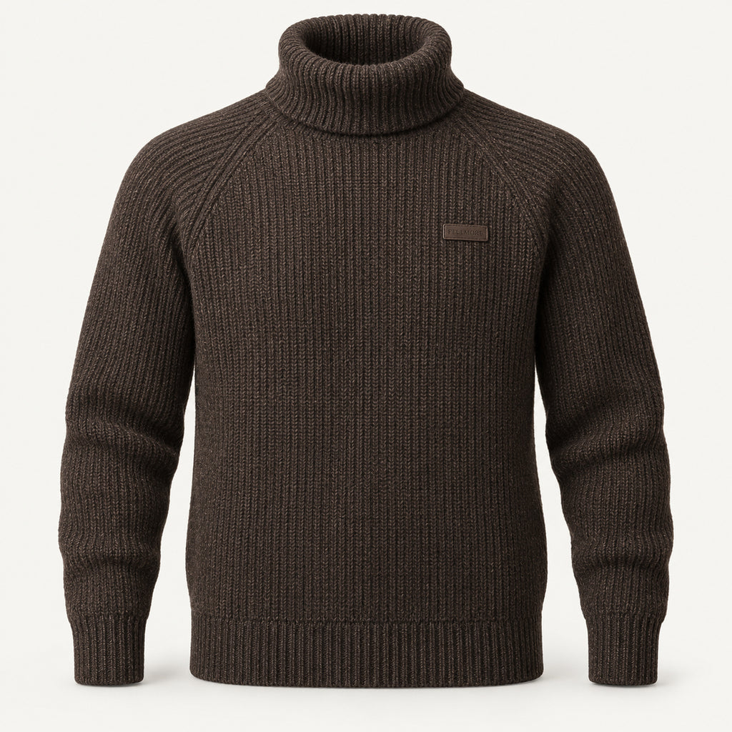 North Fell Roll Neck - Peat