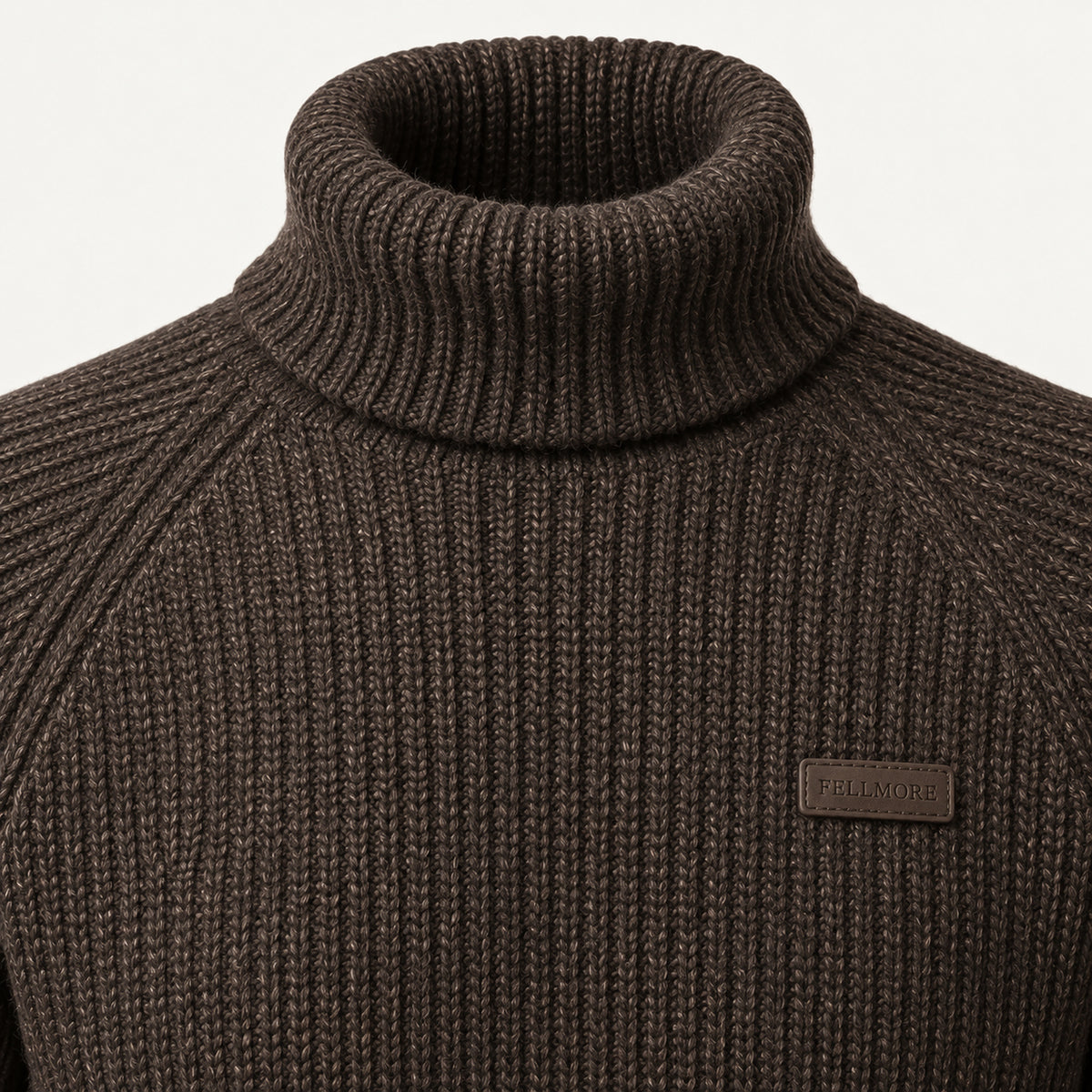 North Fell Roll Neck - Peat