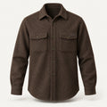 Ridgeline Wool Overshirt - Peat