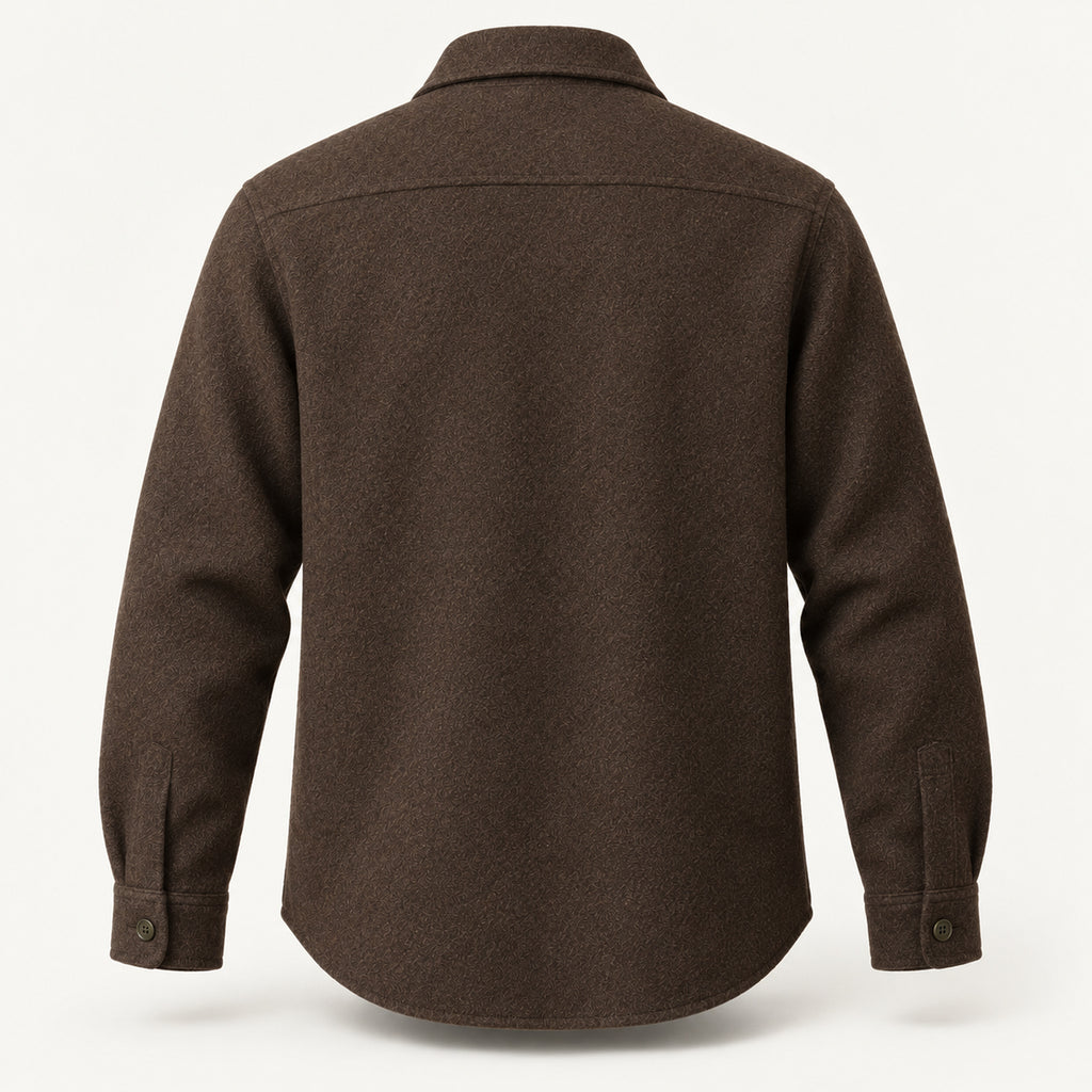 Ridgeline Wool Overshirt - Peat
