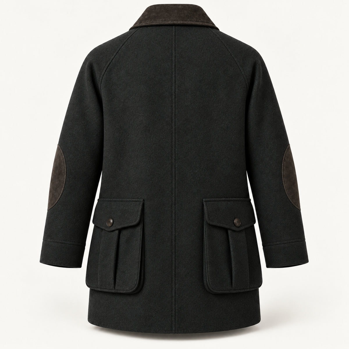 Wensley Wool Shooting Coat - Storm